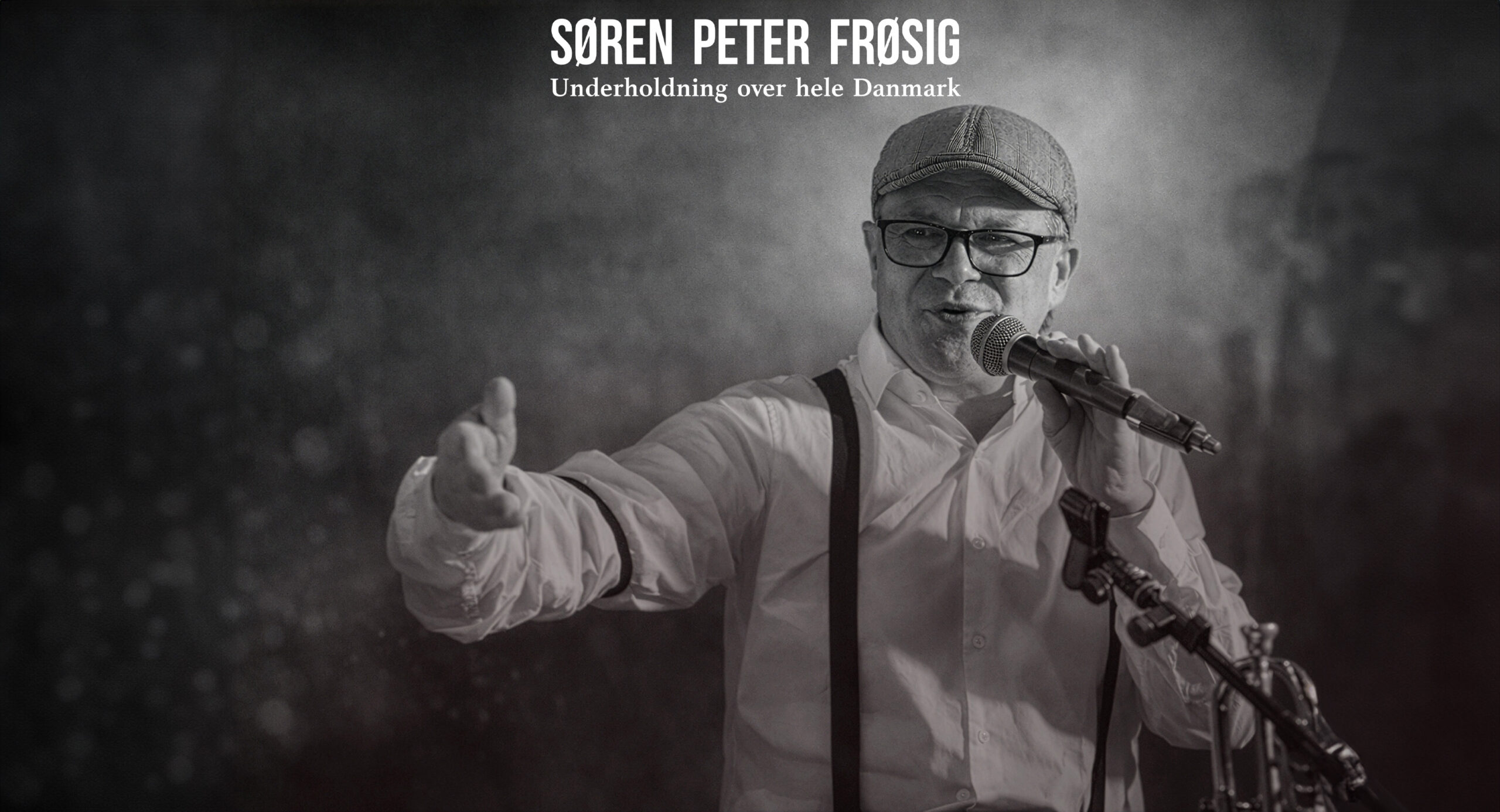 Trompetist og entertainer Søren Peter Frøsig fra Varde spiller og optræder over hele Danmark.